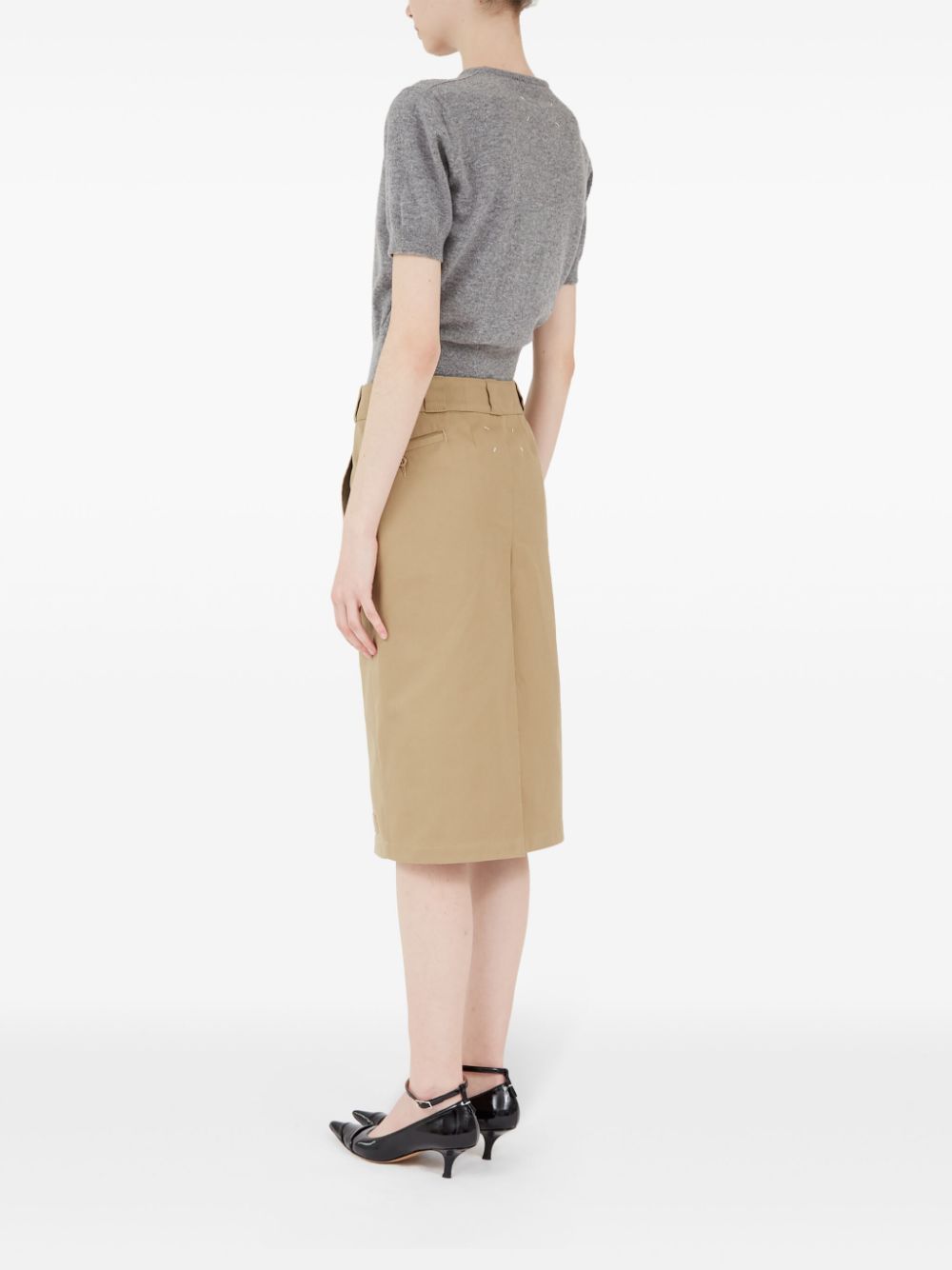 Maison Margiela High-rise midi skirt Maison Margiela