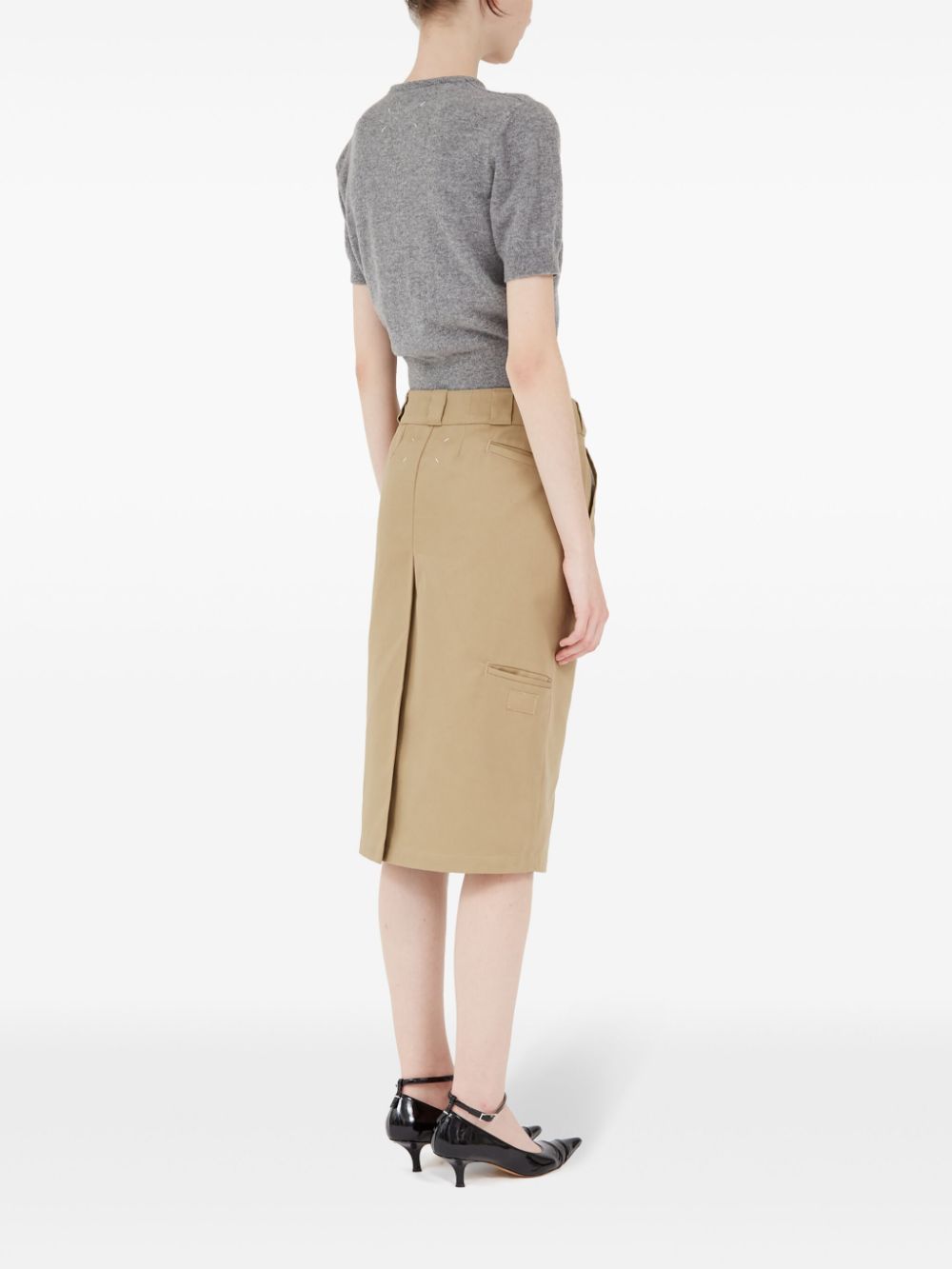 Maison Margiela High-rise midi skirt Maison Margiela