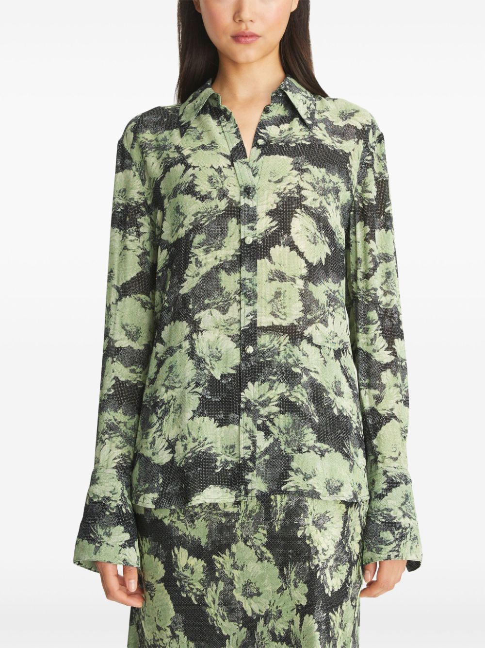 Tory Burch Shirts Green Tory Burch