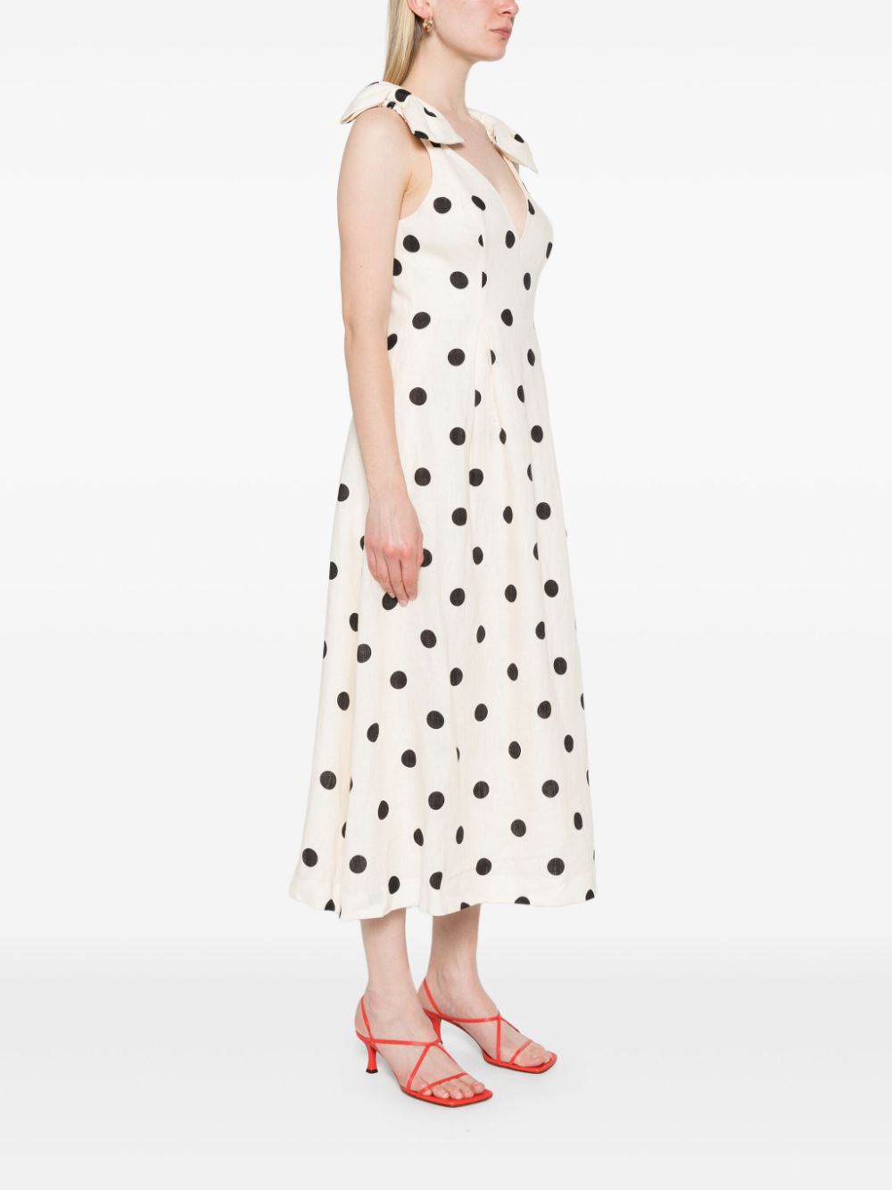 Zimmermann Crush Midi Dress Zimmermann