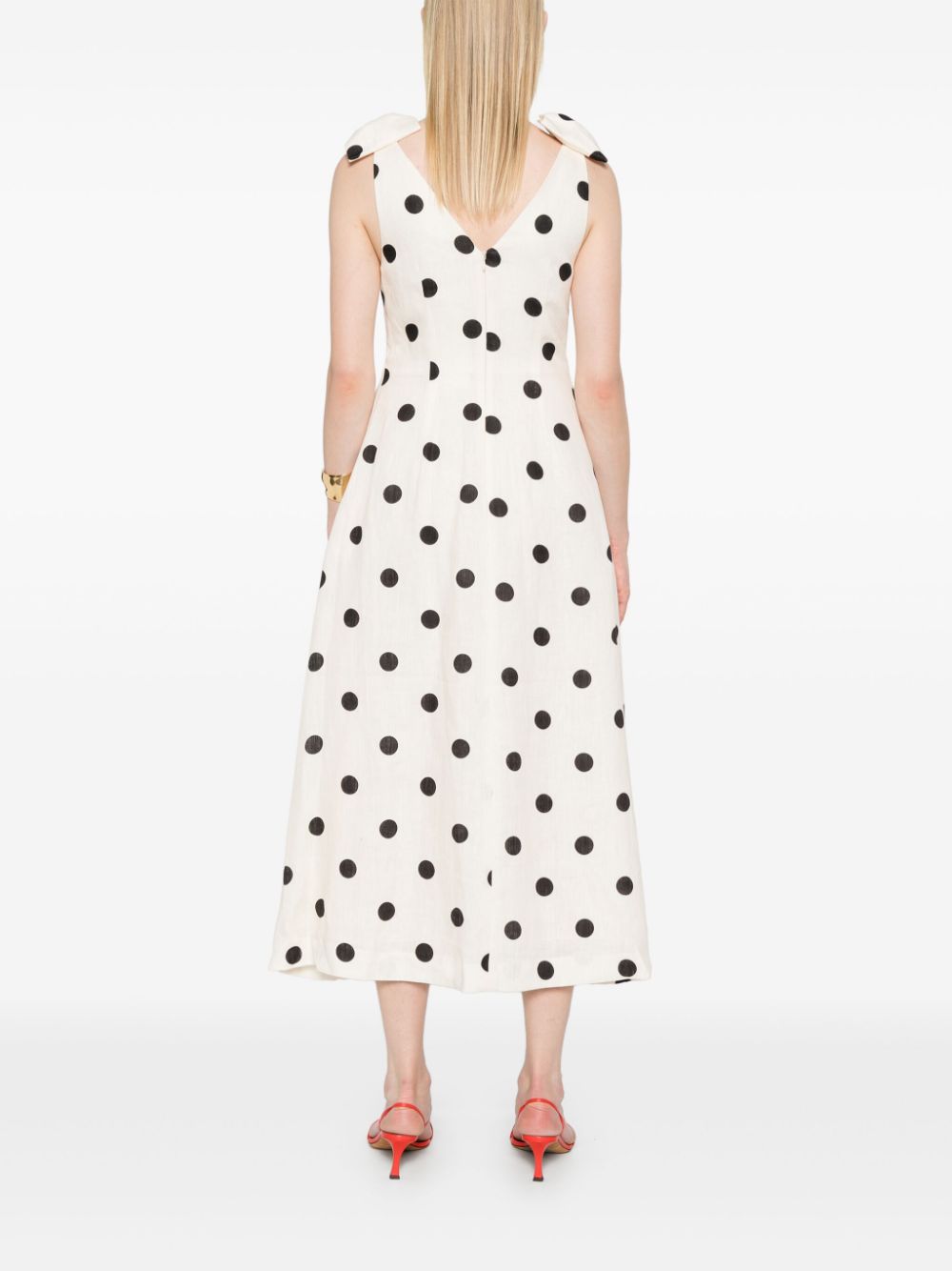 Zimmermann Crush Midi Dress Zimmermann