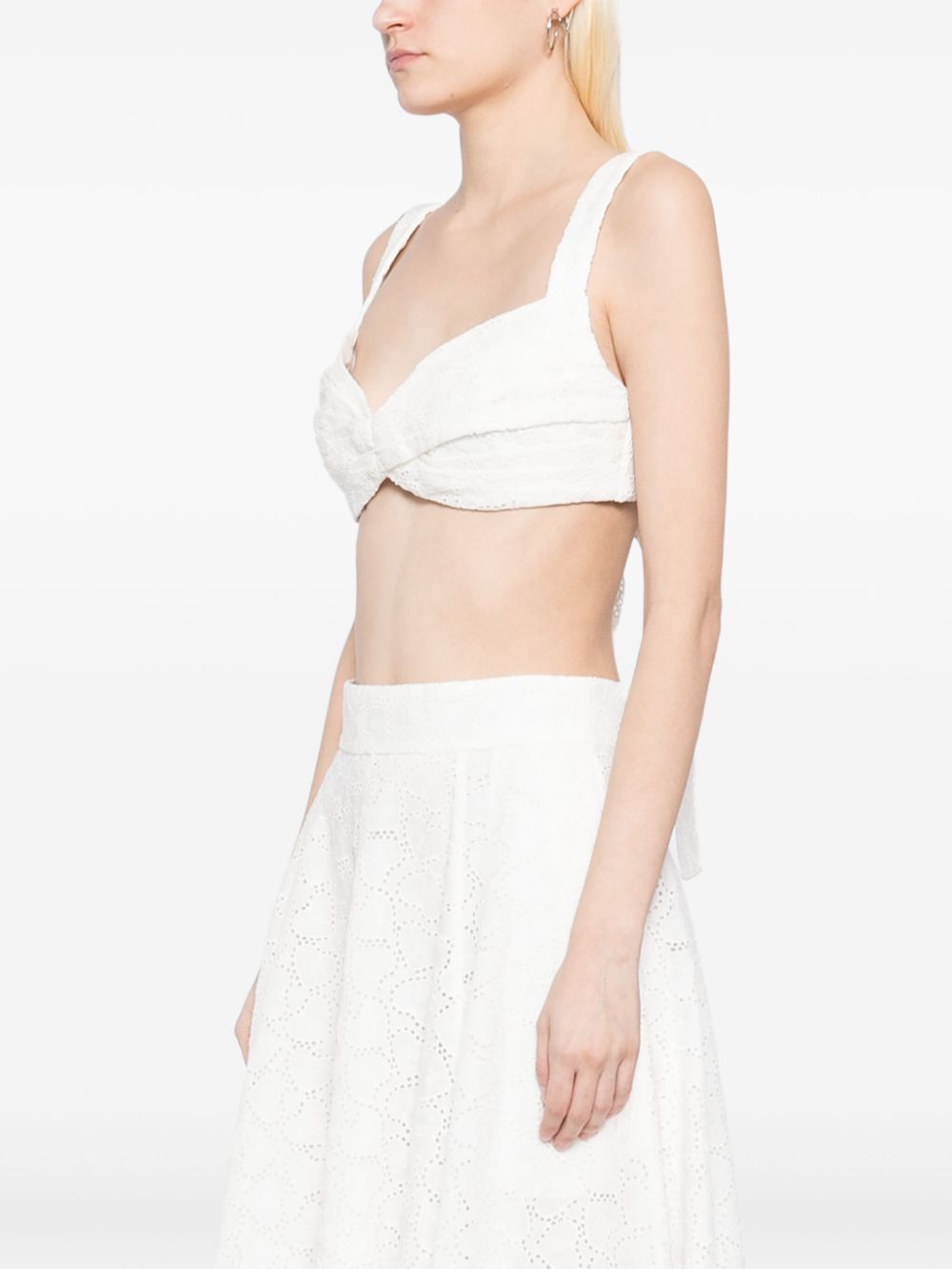 Zimmermann Crush embroidered bralette Zimmermann