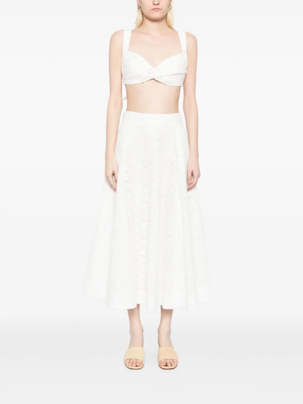 Zimmermann Crush embroidered bralette Zimmermann