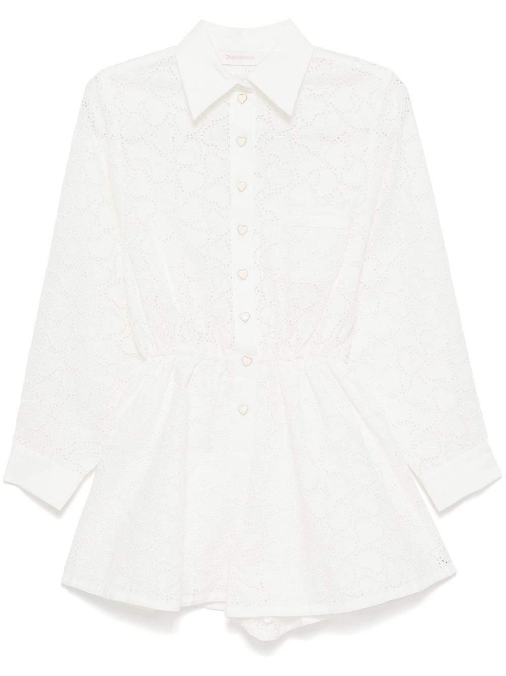 Zimmermann Crush embroidered jumpsuit Zimmermann