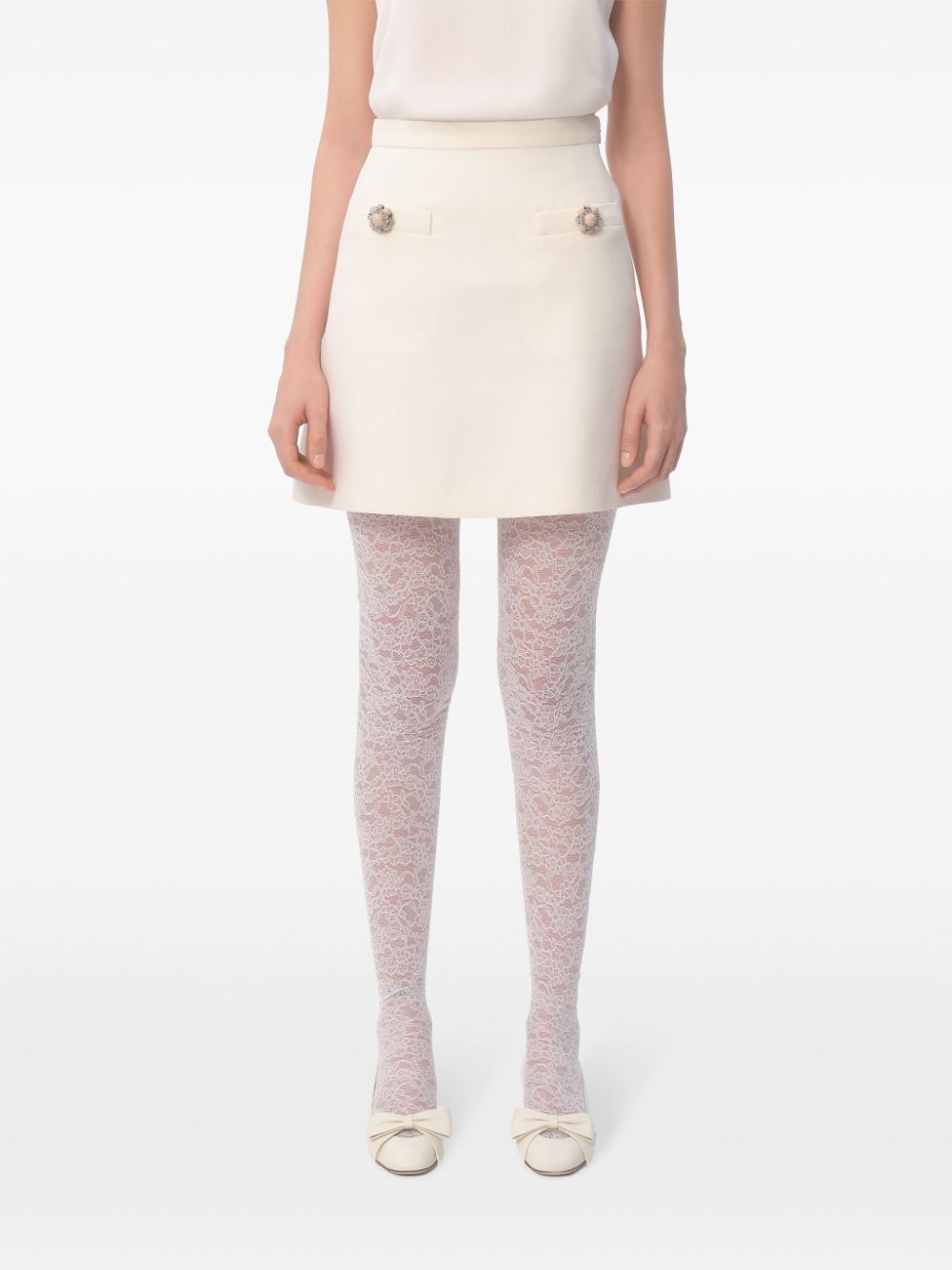 Valentino Crepe Couture Skirt Valentino