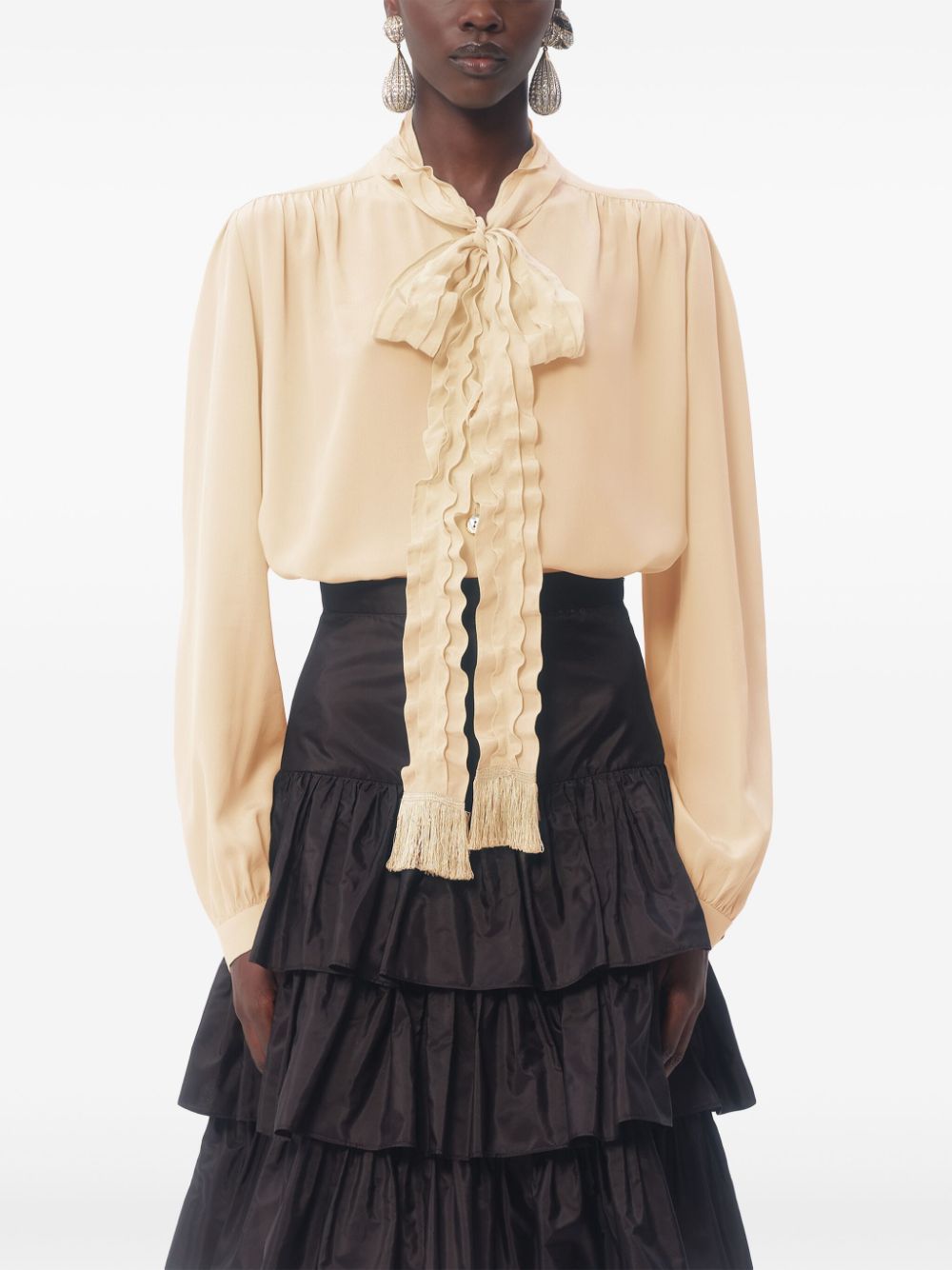 Valentino Crepe De Chine Shirt Valentino