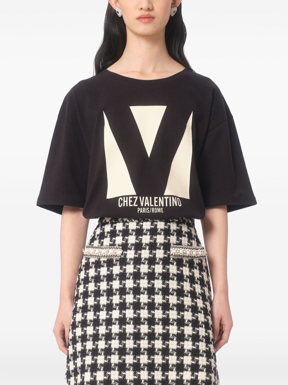 Valentino Chez-print T-shirt Valentino