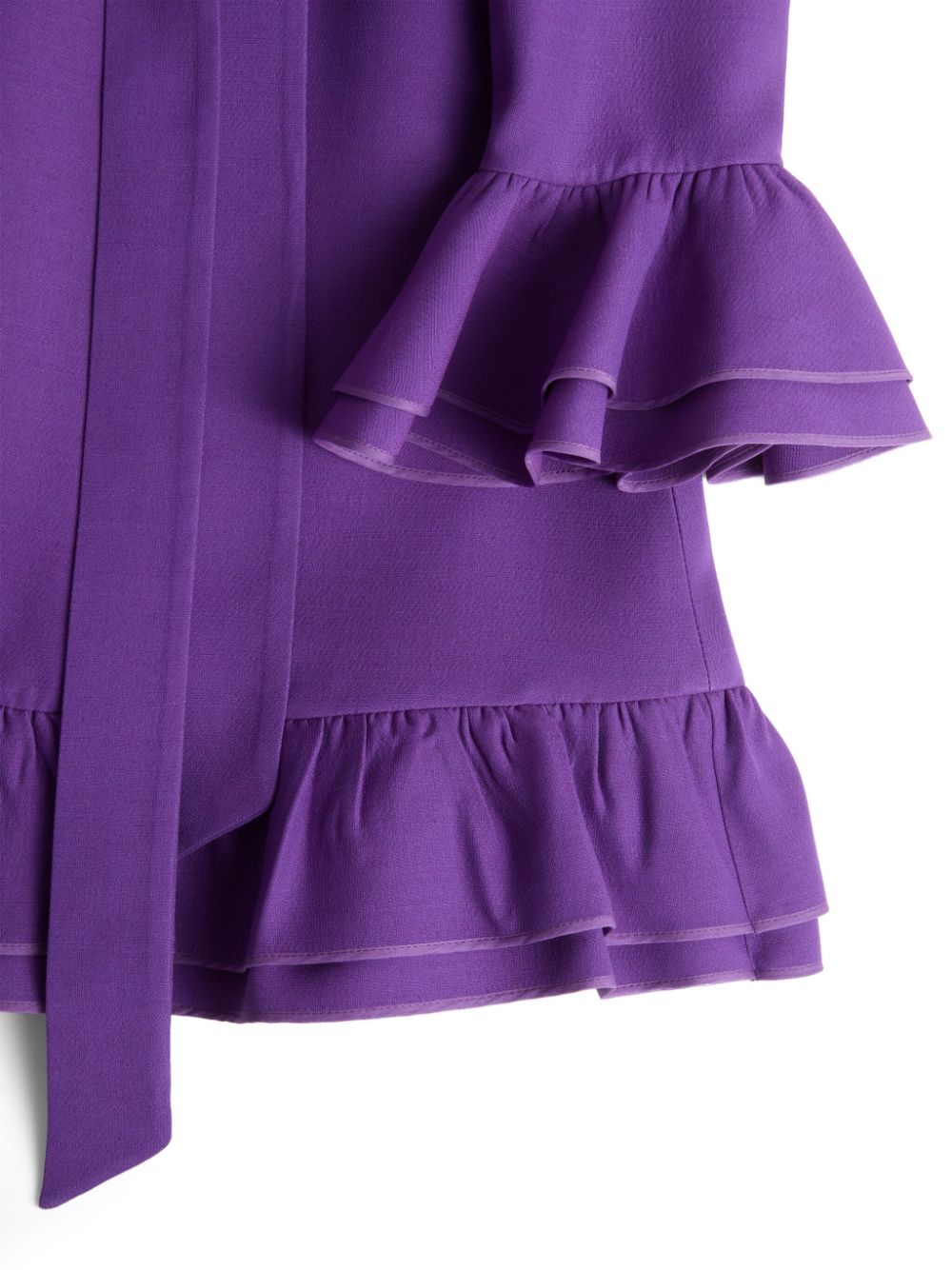 Valentino Crepe couture mini dress Valentino