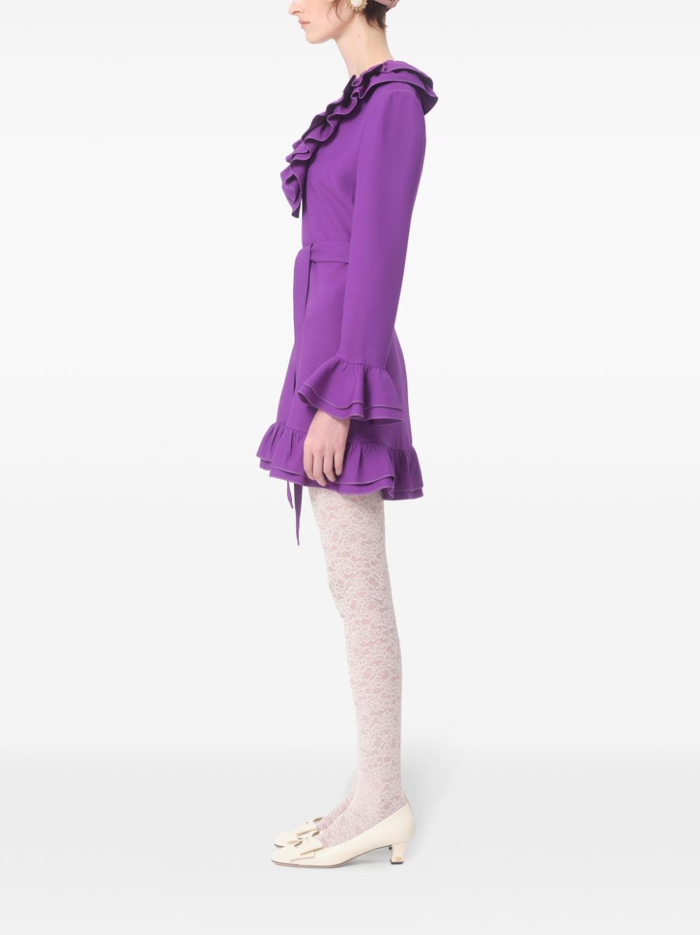 Valentino Crepe couture mini dress Valentino