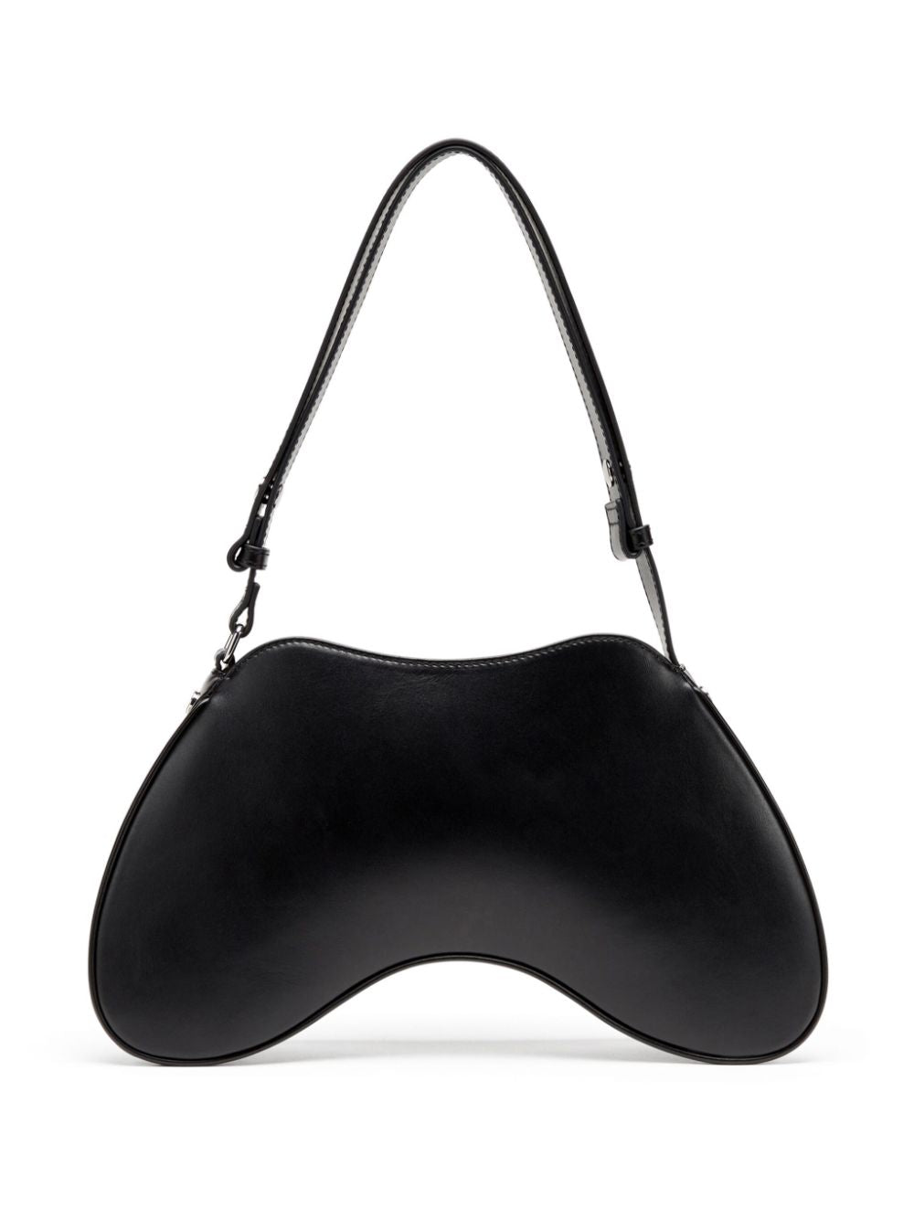 Diesel Play-Semi-gloss leather shoulder bag Diesel