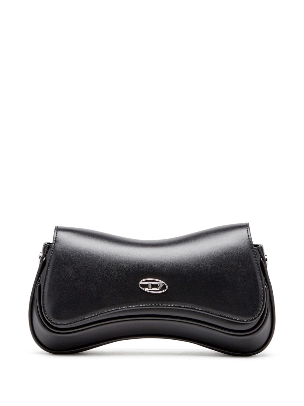 Diesel Play-Semi gloss leather shoulder bag Diesel