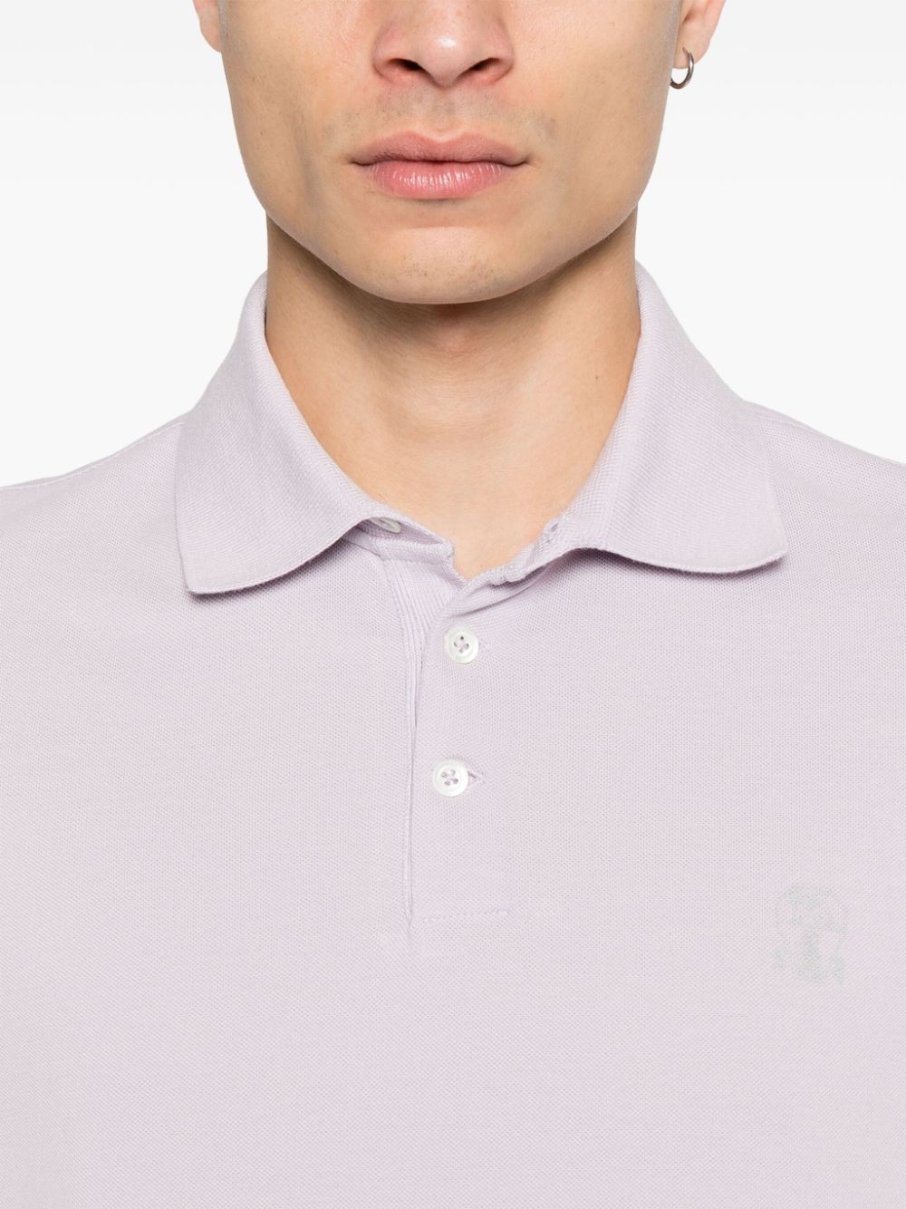 Brunello Cucinelli T-shirts and Polos Purple Brunello Cucinelli