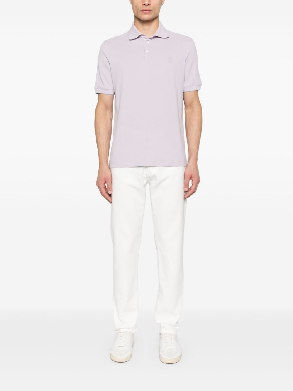 Brunello Cucinelli T-shirts and Polos Purple Brunello Cucinelli