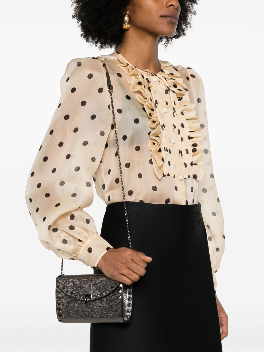 Valentino Garavani Rockstud clutch bag