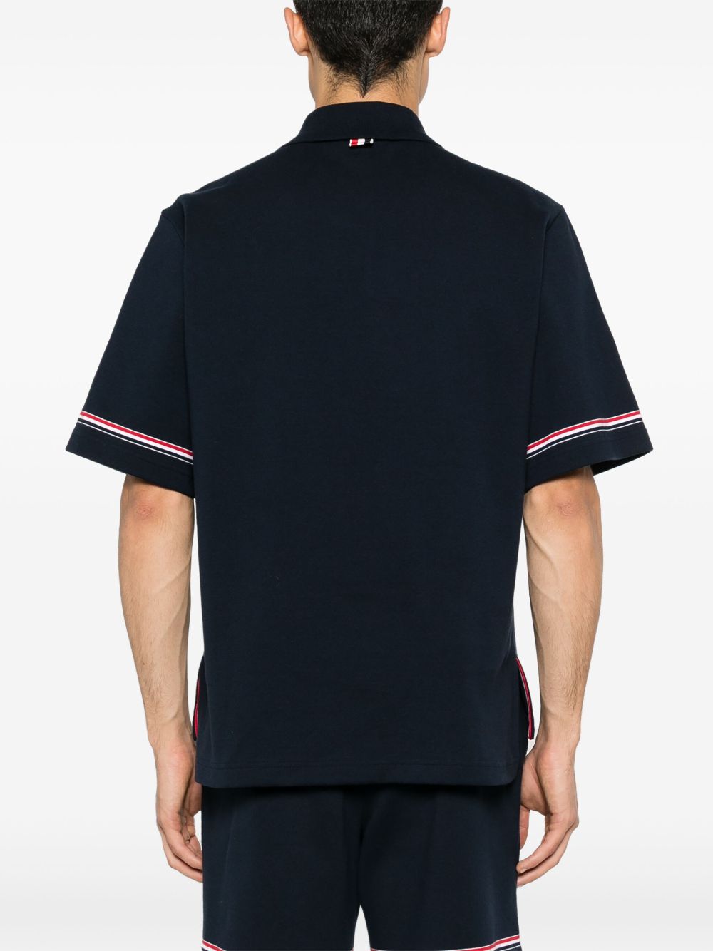 Thom Browne T-shirts and Polos Blue Thom Browne