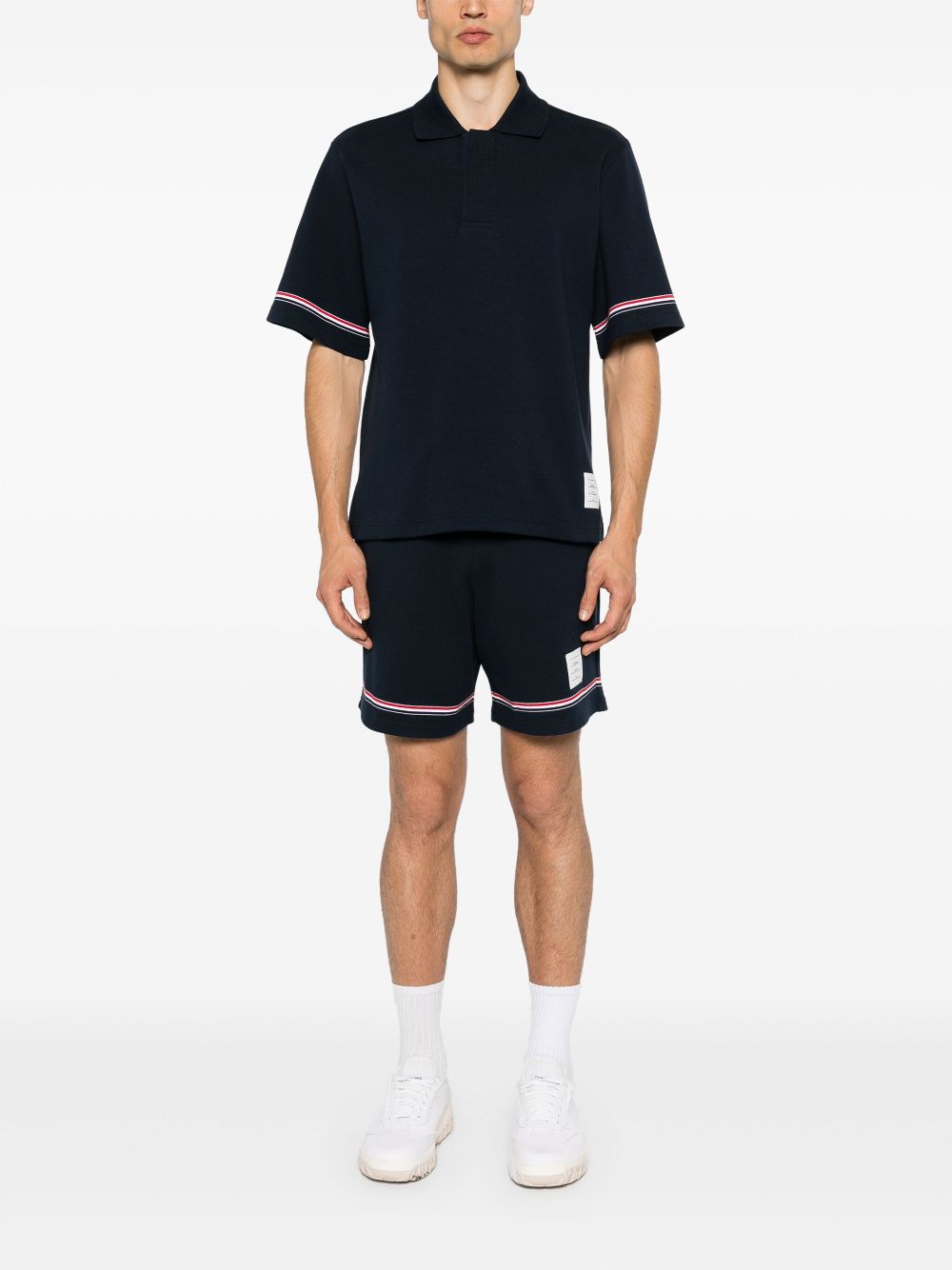 Thom Browne T-shirts and Polos Blue Thom Browne