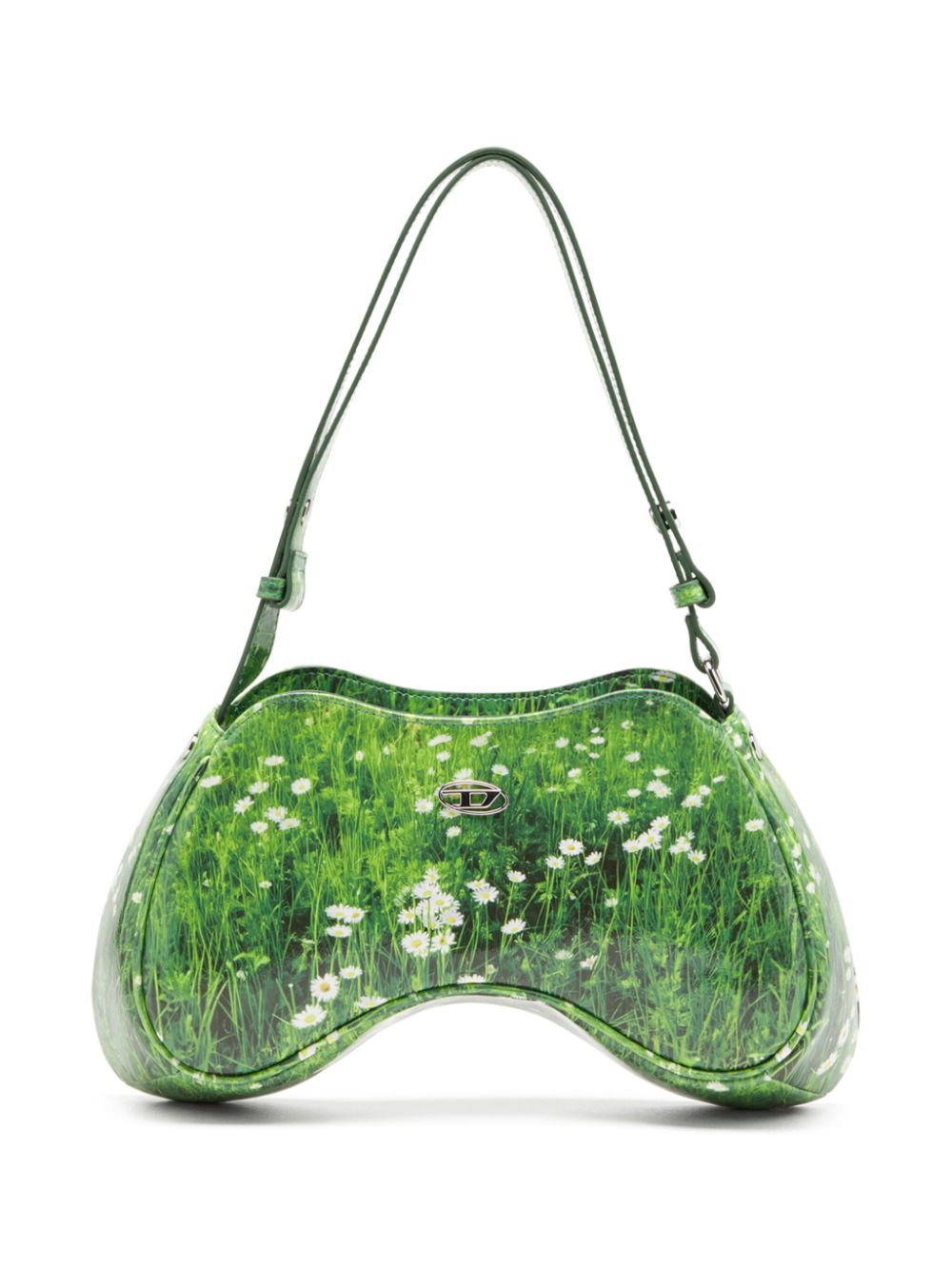 Diesel Play-Glossy shoulder bag with print Diesel