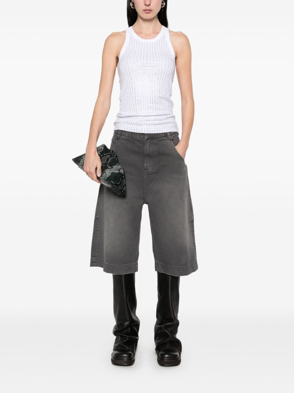 The Attico Top White The Attico