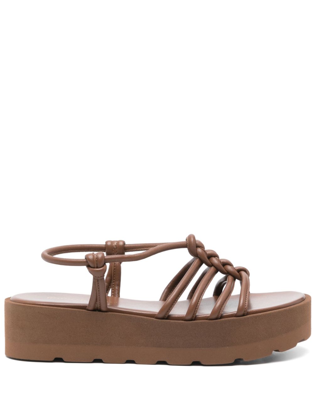 Gianvito Rossi Sandals Leather Brown Gianvito Rossi