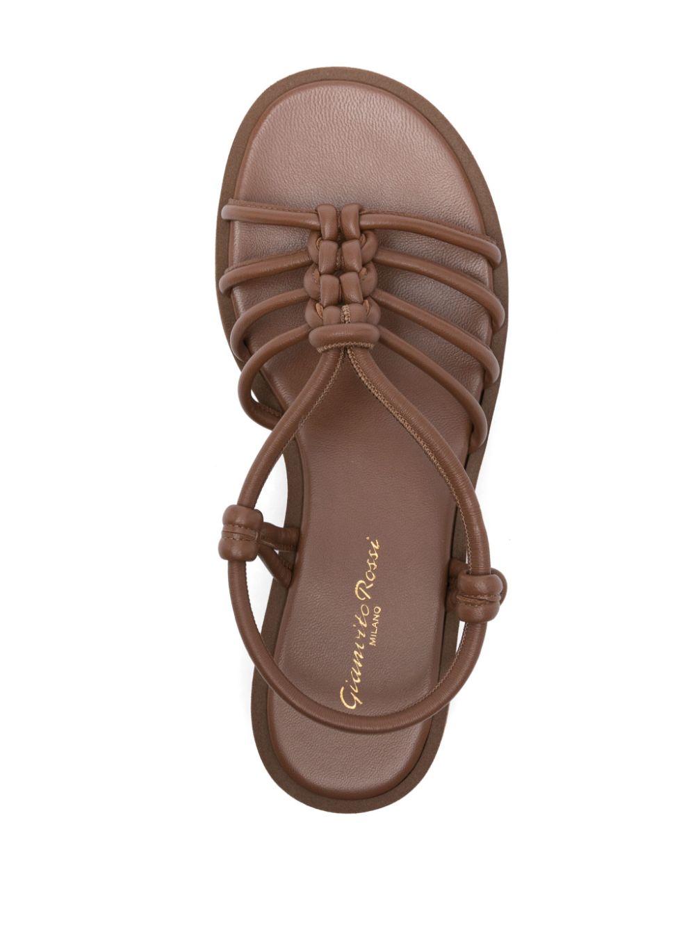 Gianvito Rossi Sandals Leather Brown Gianvito Rossi