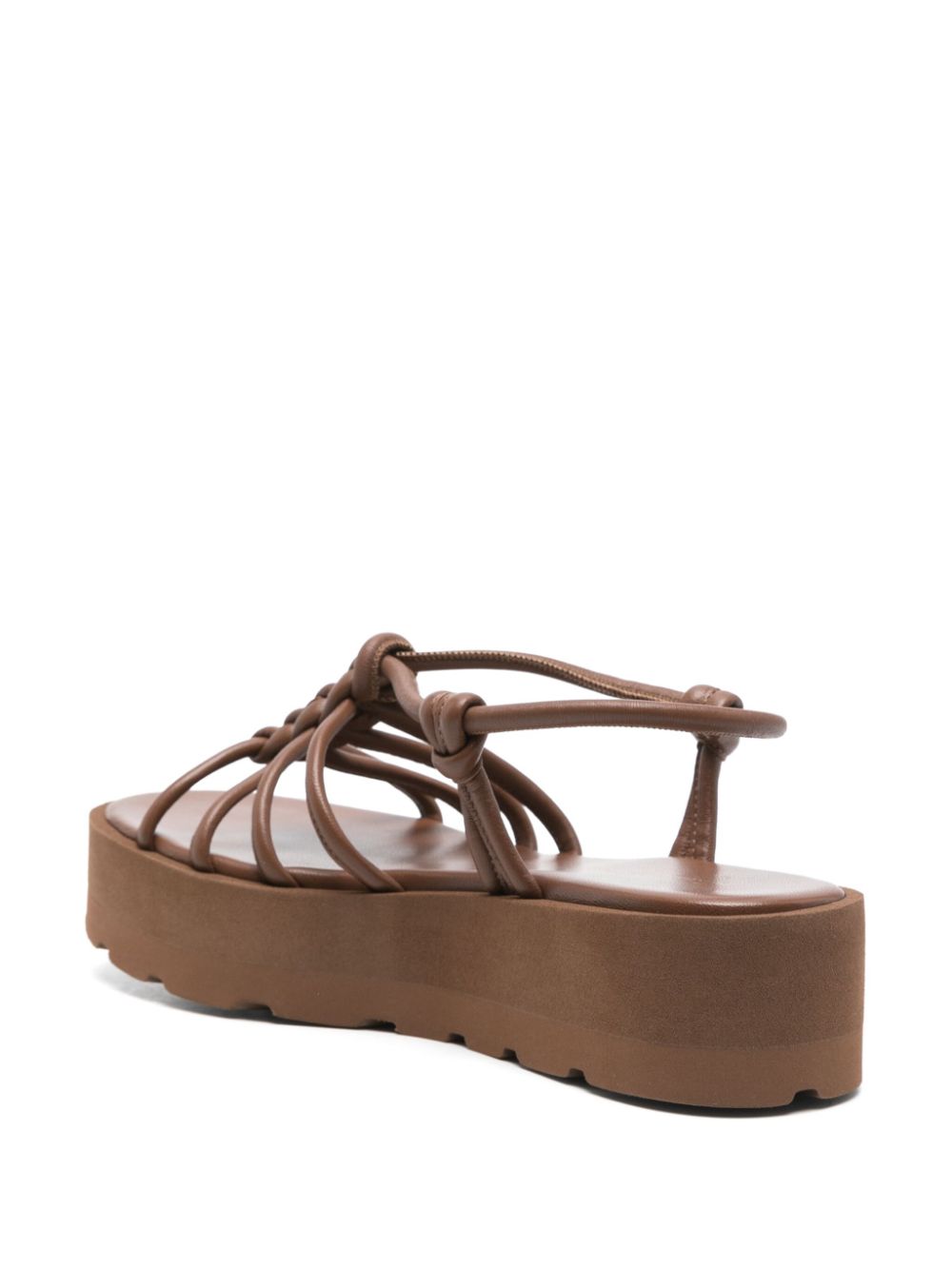 Gianvito Rossi Sandals Leather Brown Gianvito Rossi