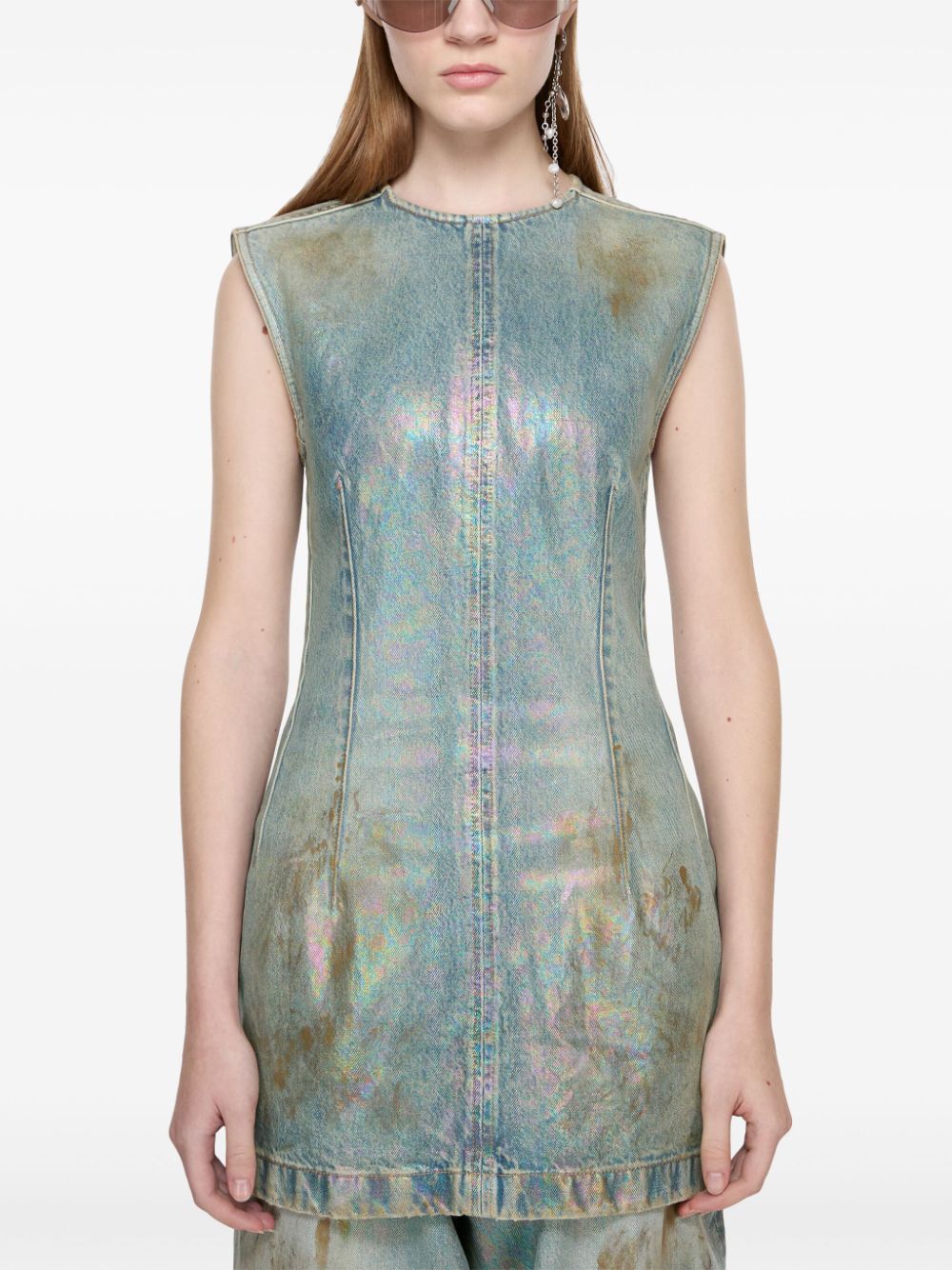 Acne Studios coated denim dress Acne Studios