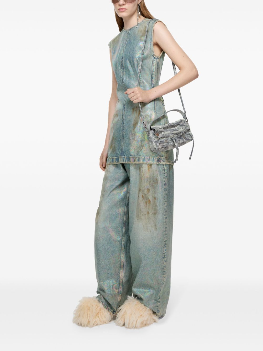 Acne Studios coated denim dress Acne Studios