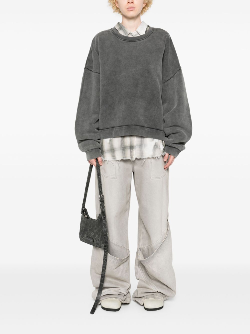 Acne Studios logo label sweatshirt Acne Studios
