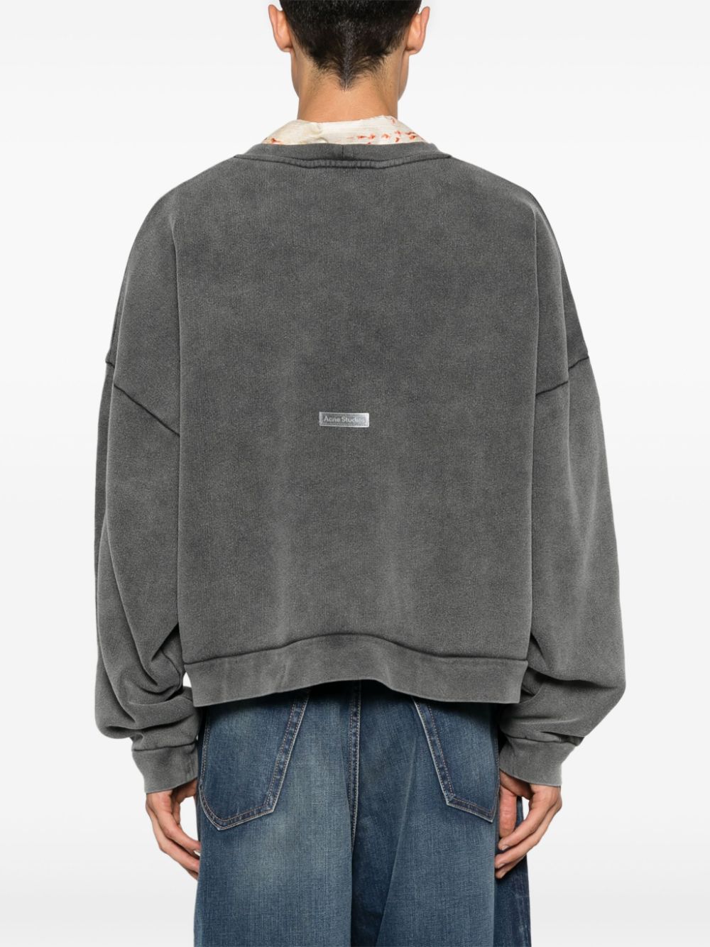 Acne Studios logo label sweatshirt Acne Studios