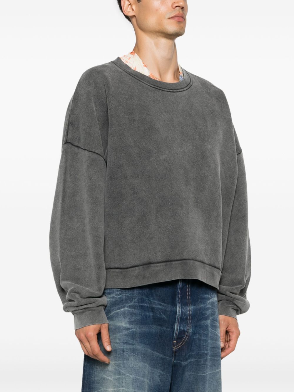 Acne Studios logo label sweatshirt Acne Studios