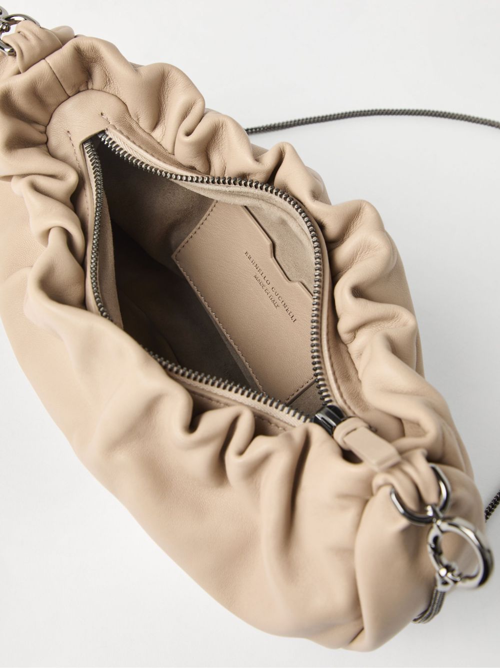 Brunello Cucinelli Monili Shoulder Bag with Chain Brunello Cucinelli
