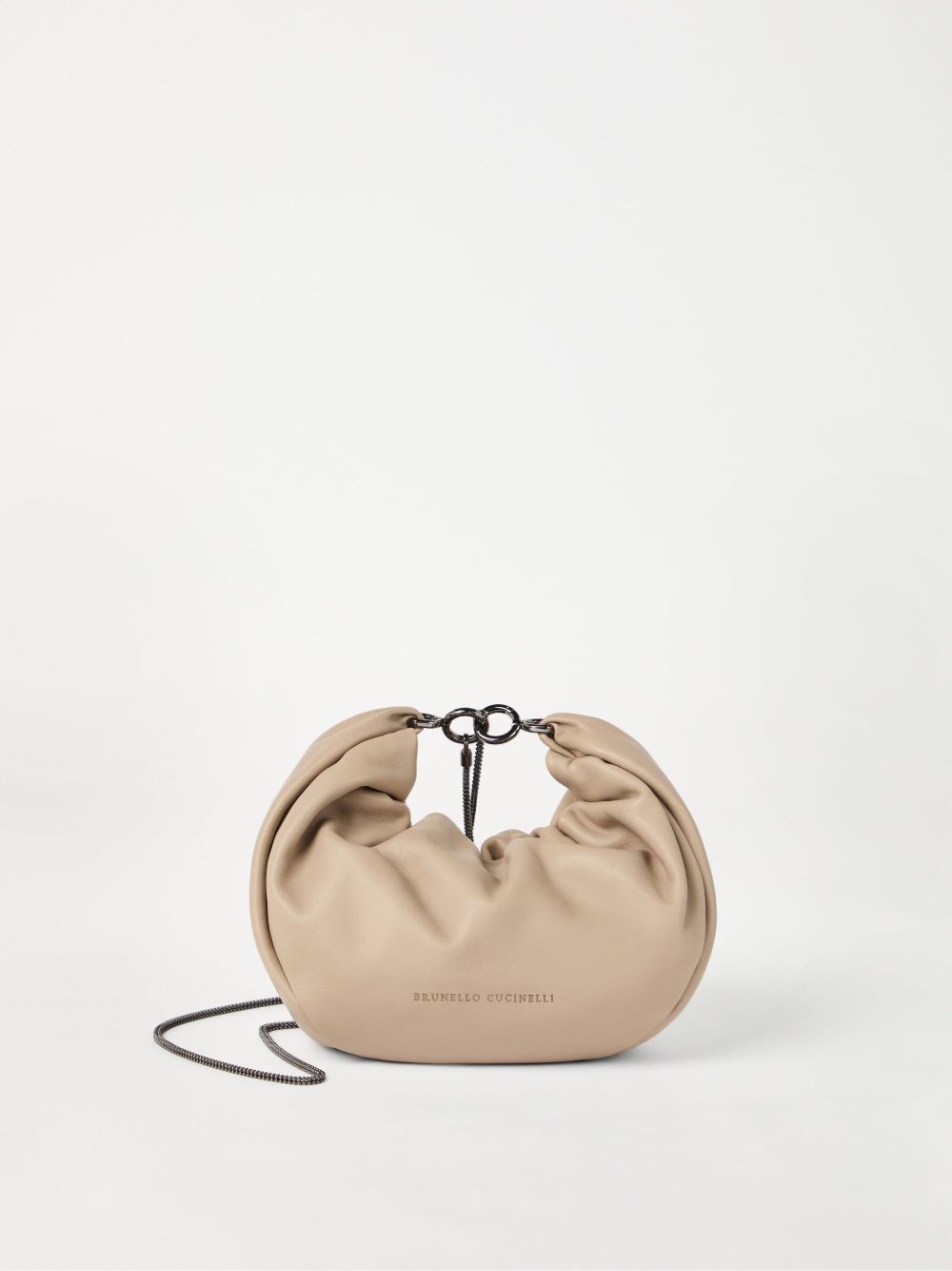 Brunello Cucinelli Monili Shoulder Bag with Chain Brunello Cucinelli