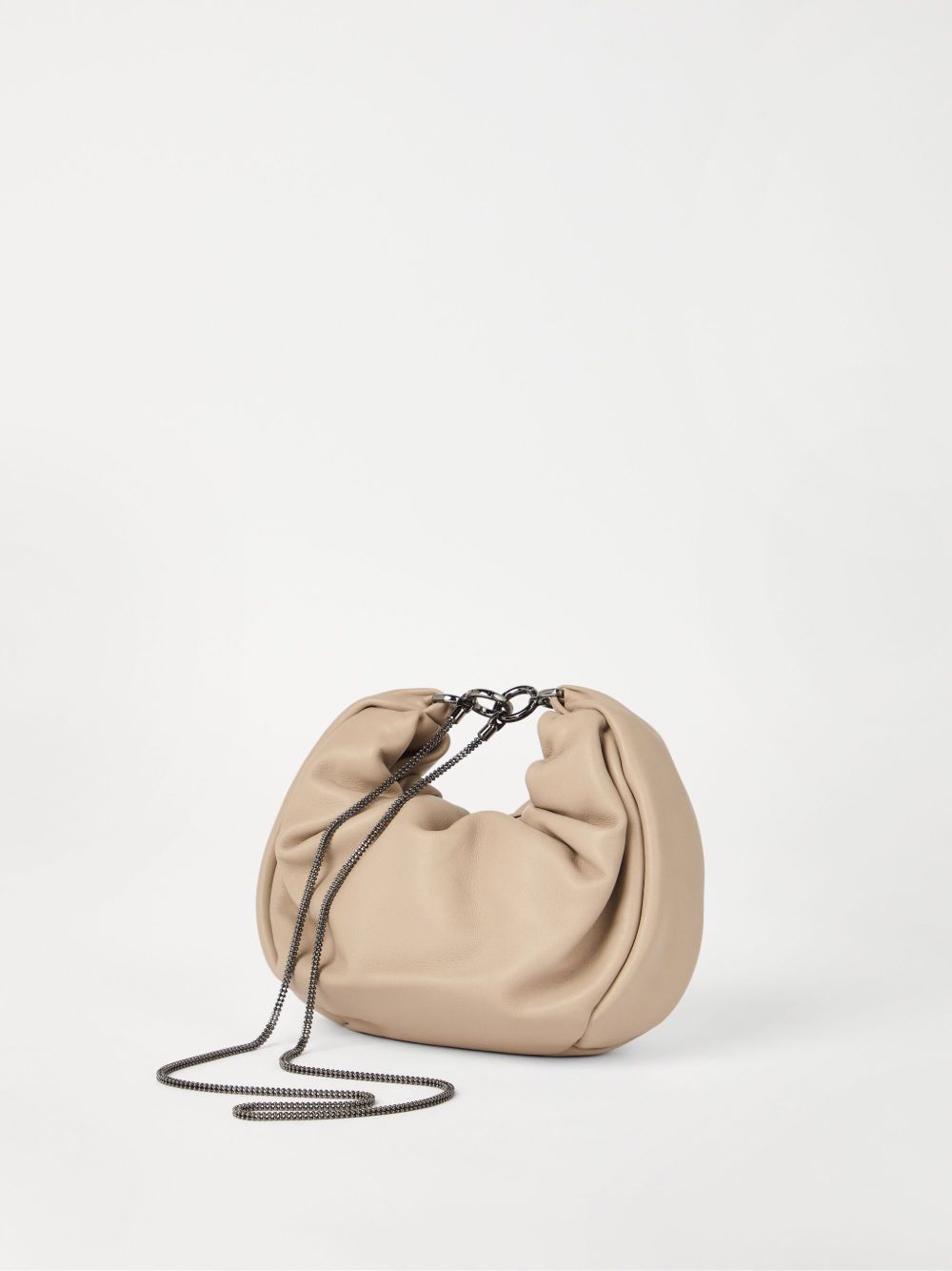 Brunello Cucinelli Monili Shoulder Bag with Chain Brunello Cucinelli