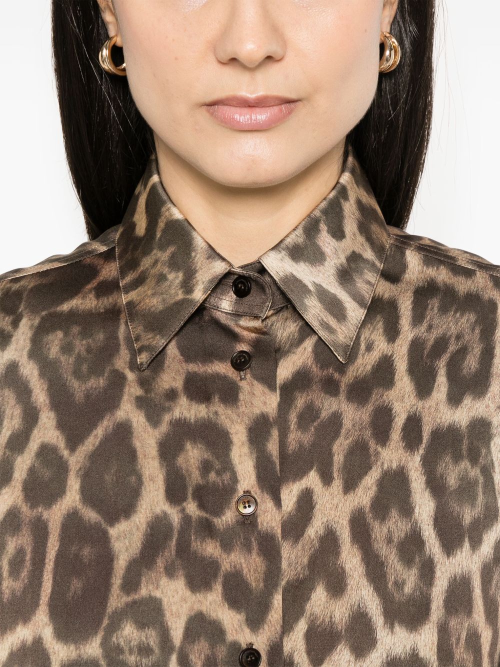 Stella McCartney Leopard Oversized Shirt Stella McCartney