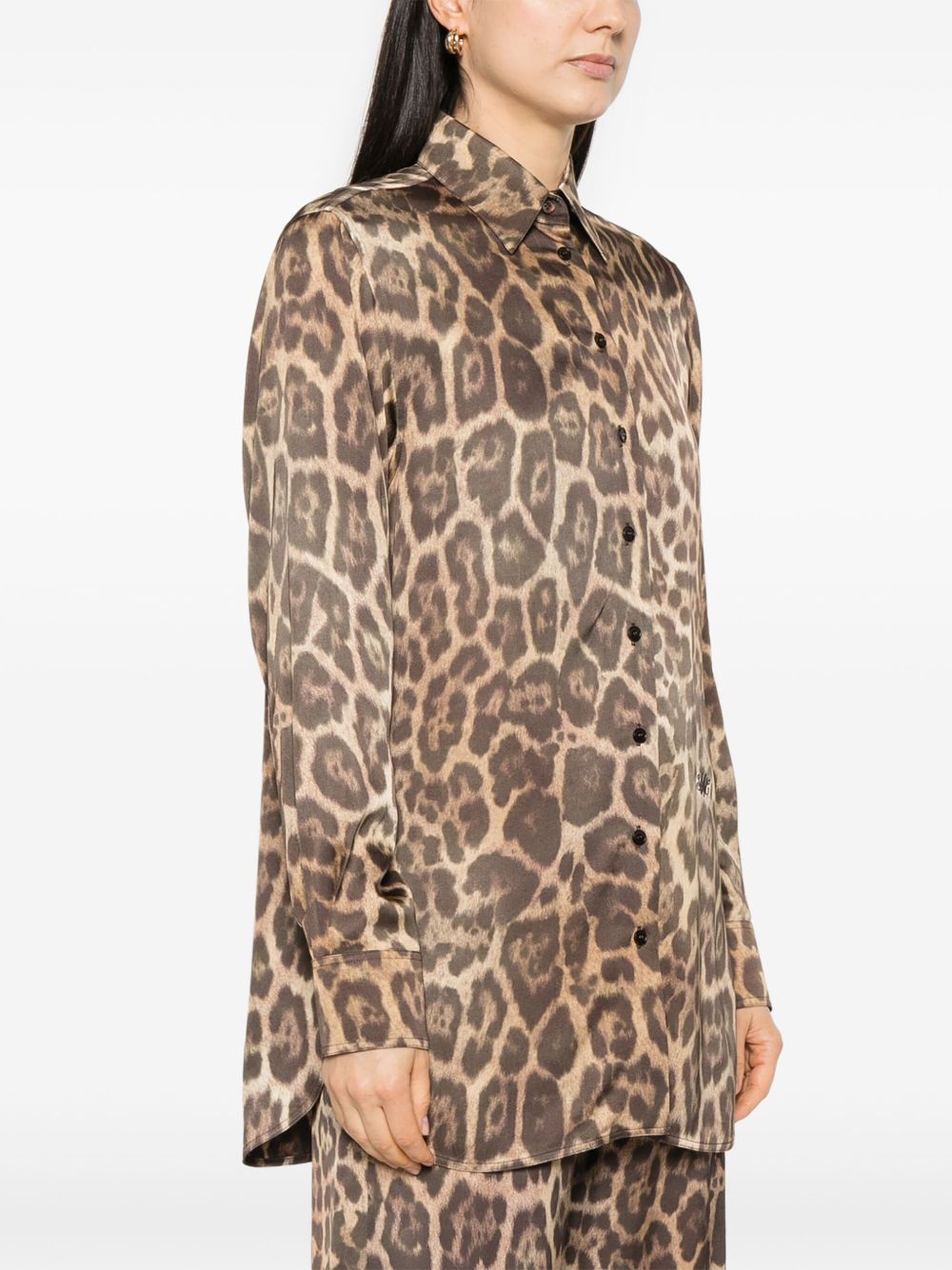 Stella McCartney Leopard Oversized Shirt Stella McCartney