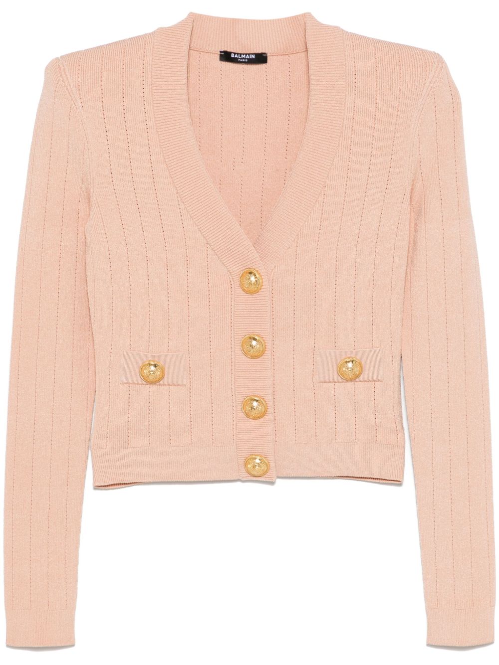 Balmain cropped Knit cardigan Balmain
