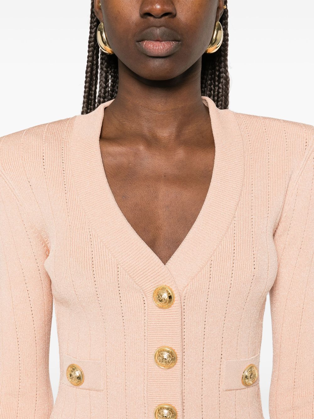 Balmain cropped Knit cardigan Balmain