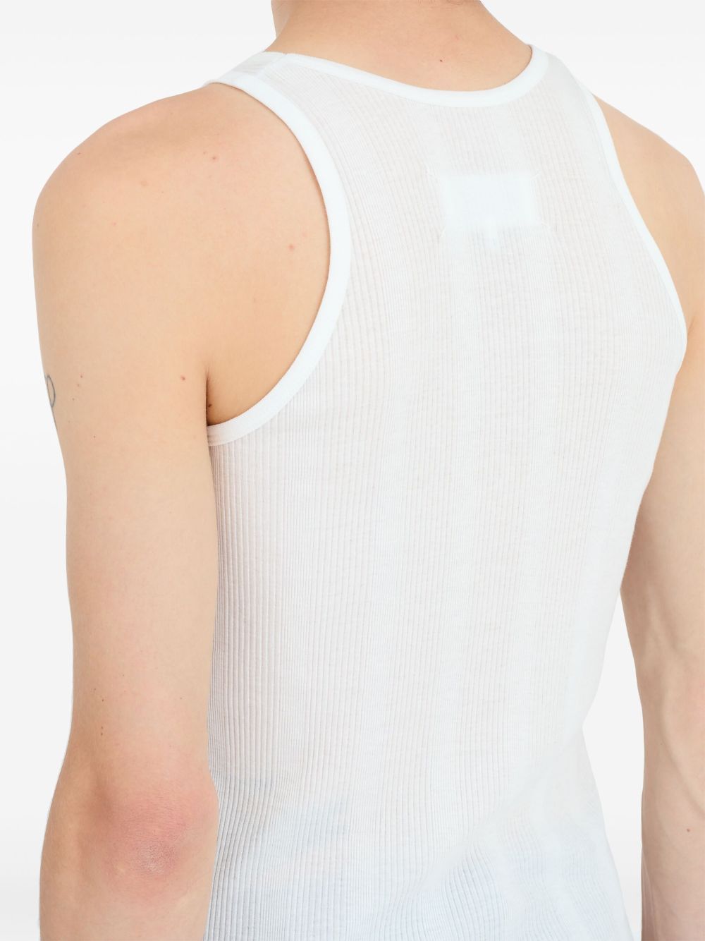 Maison Margiela Fancy ribbed tank top Maison Margiela