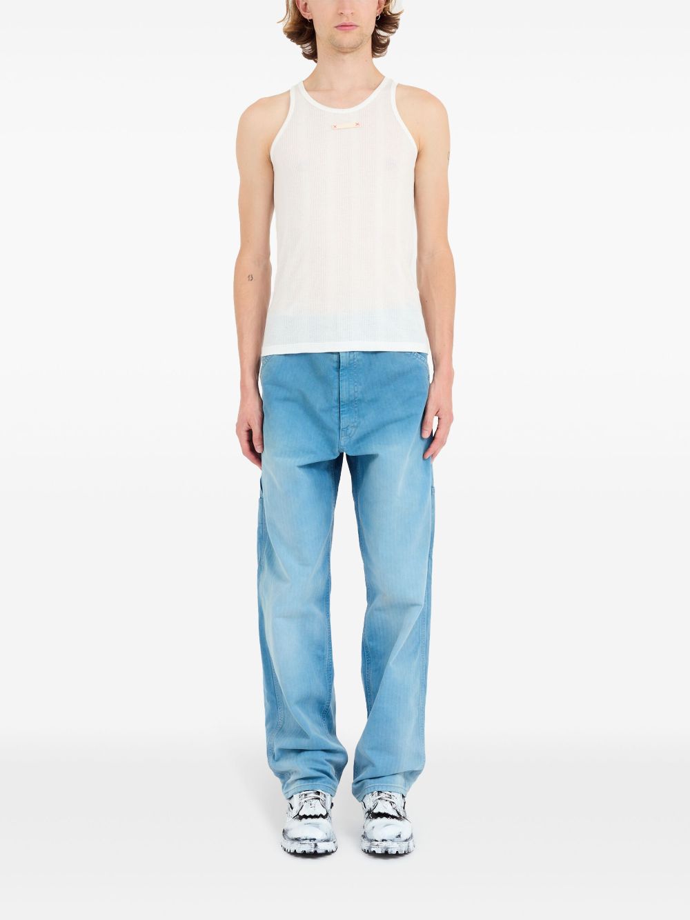 Maison Margiela Fancy ribbed tank top Maison Margiela
