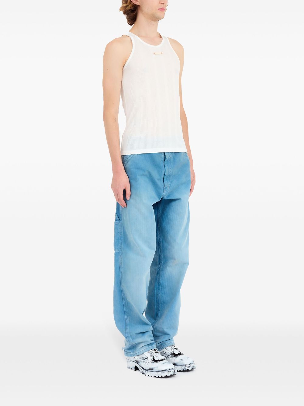 Maison Margiela Fancy ribbed tank top Maison Margiela