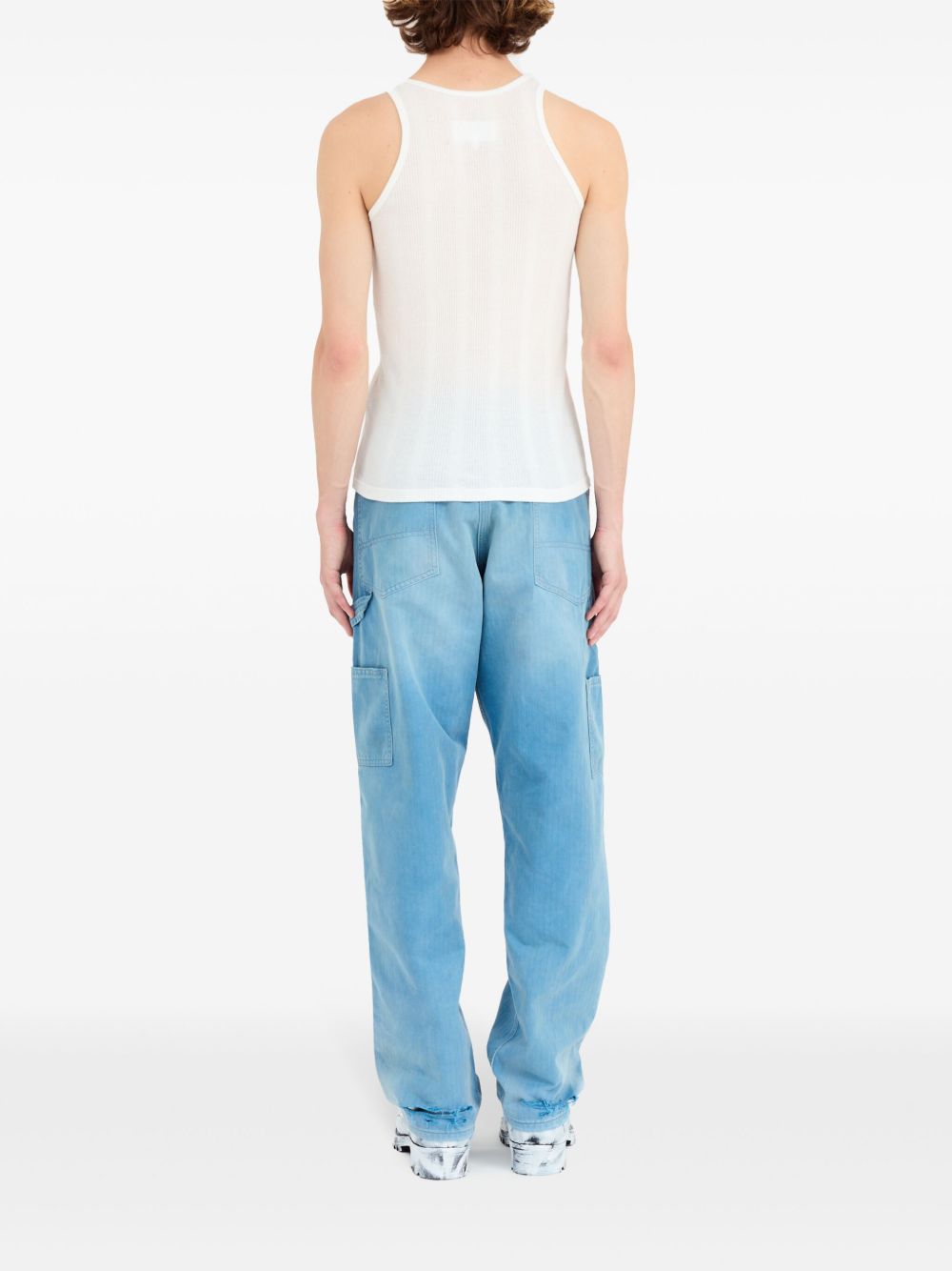 Maison Margiela Fancy ribbed tank top Maison Margiela