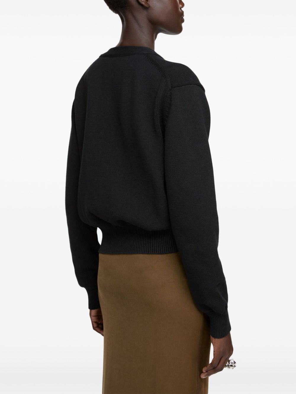 Acne cardigan with appliqué Acne