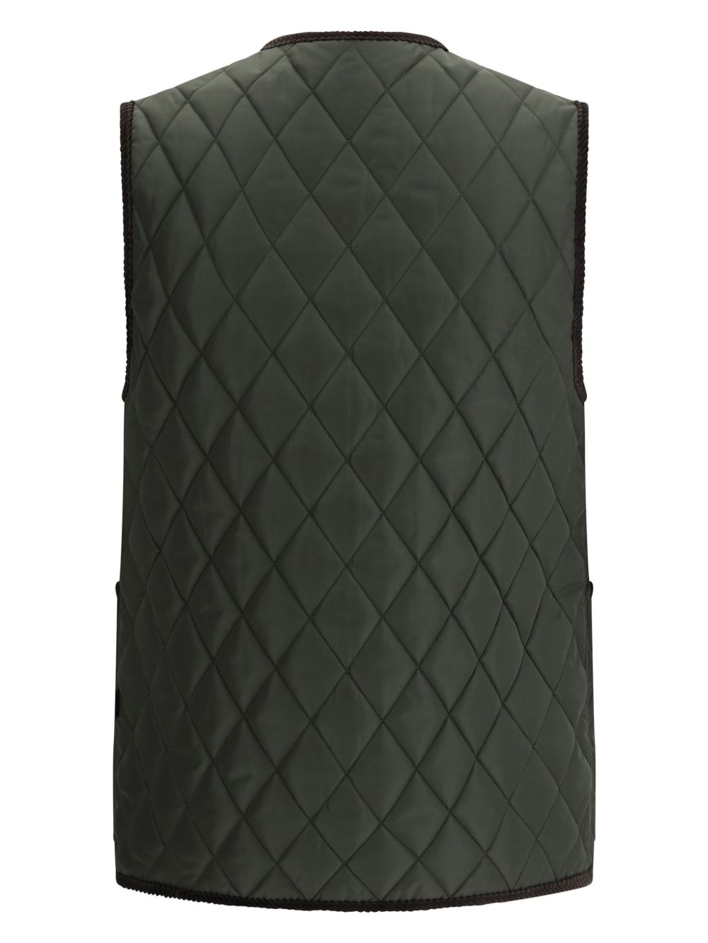 Burberry diamond-quilted sleeveless jacket Burberry