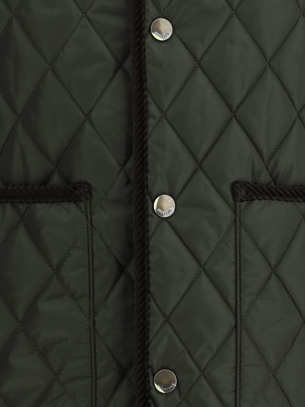 Burberry diamond-quilted sleeveless jacket Burberry