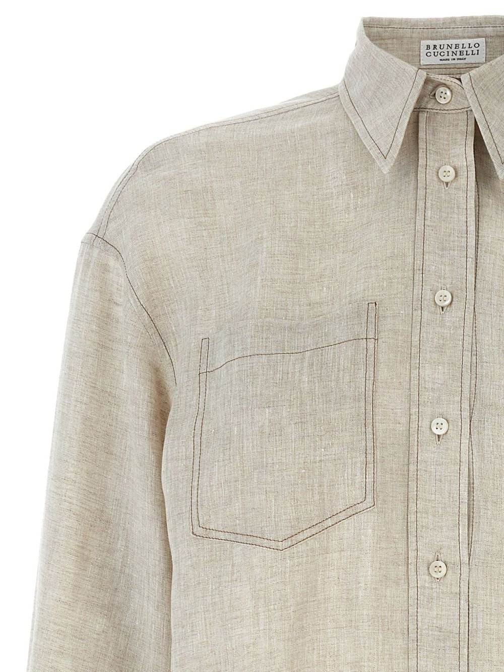Brunello Cucinelli linen shirt Brunello Cucinelli