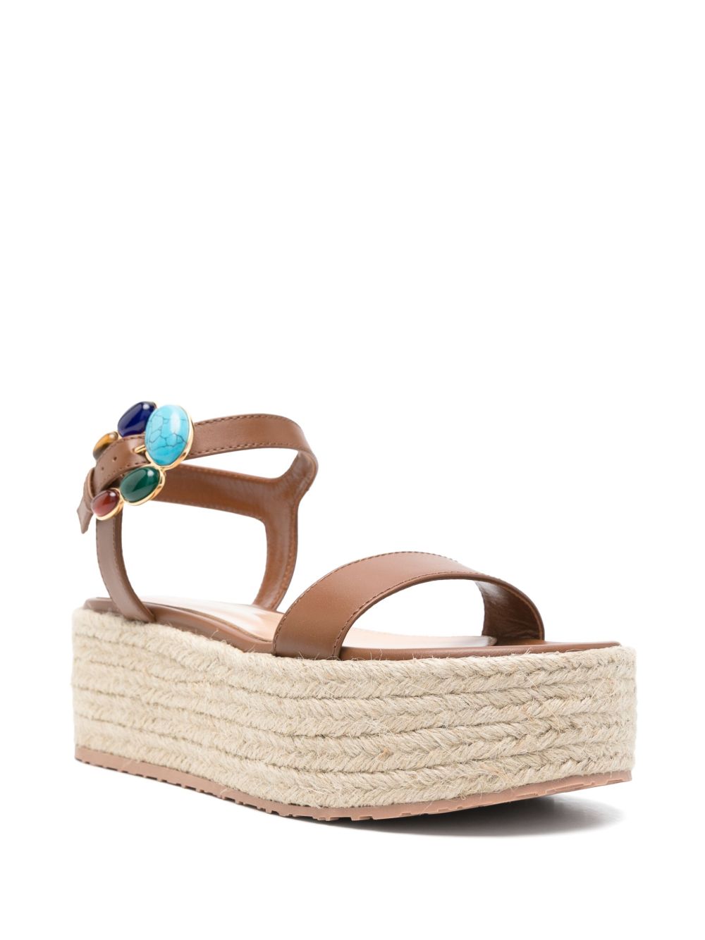 Gianvito Rossi Sandals Leather Brown Gianvito Rossi
