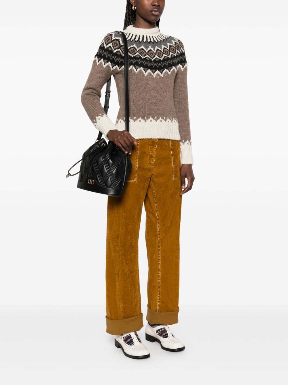 Valentino Garavani Quiltie 67 leather bucket bag Valentino Garavani