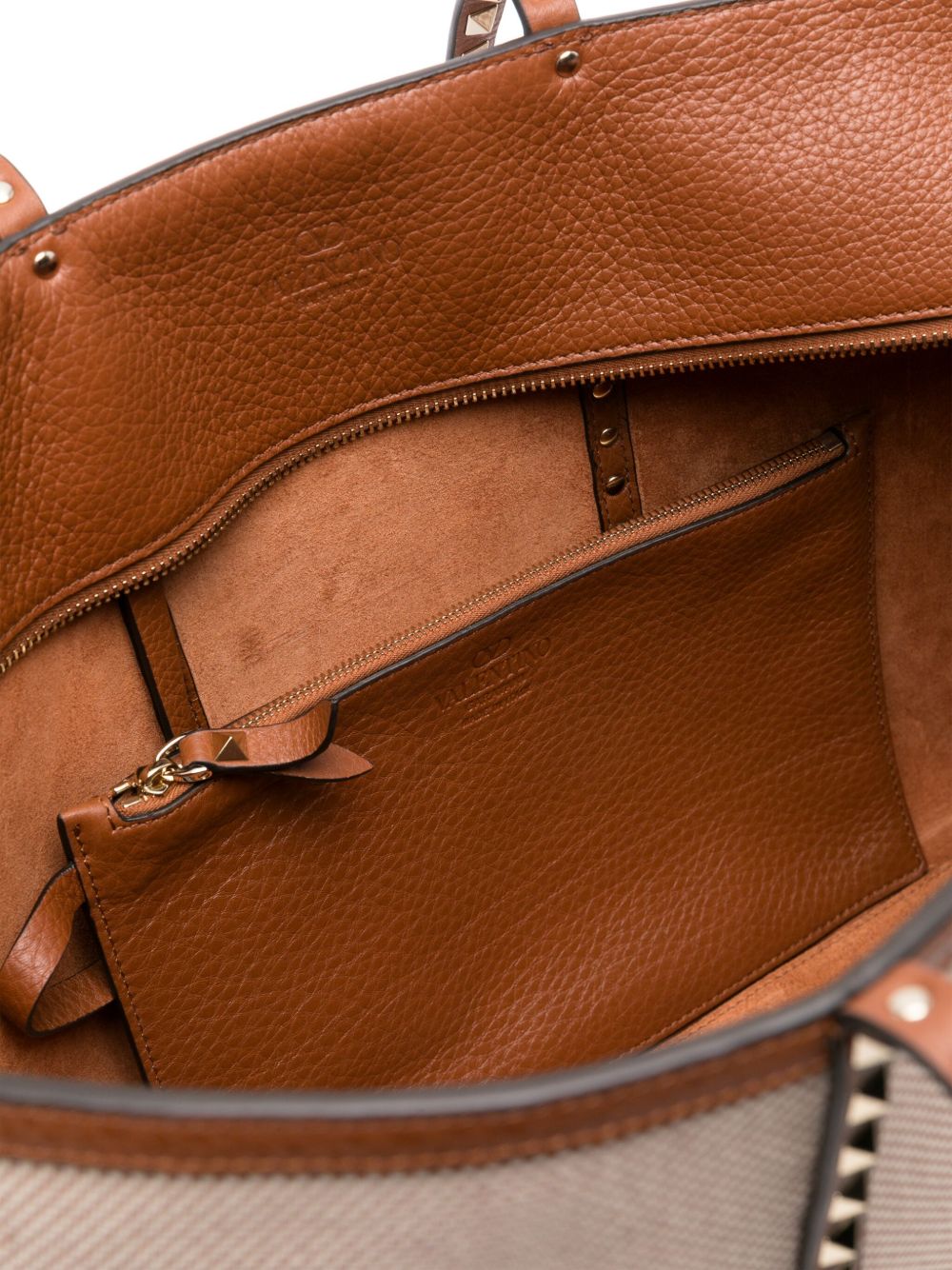 Valentino Garavani Rockstud canvas medium tote bag Valentino Garavani