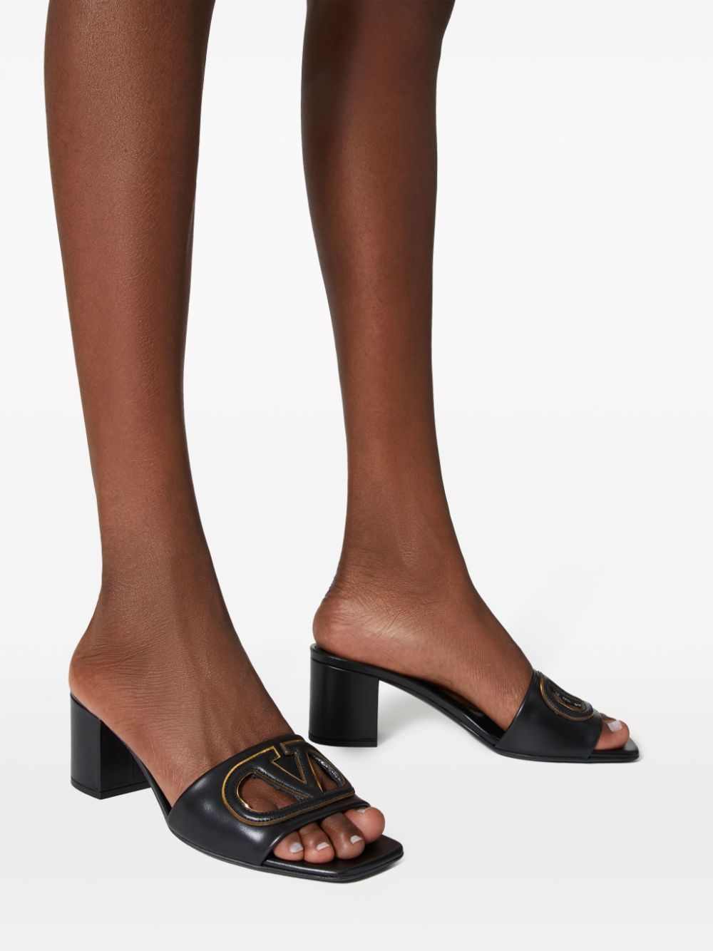 Valentino Garavani 60mm VLogo Signature leather sandals Valentino Garavani