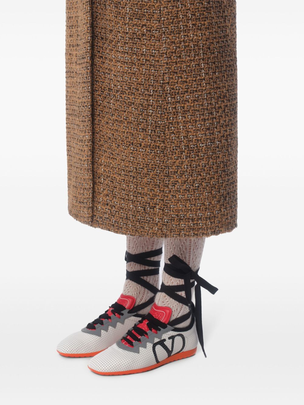 Valentino Garavani Chromathon Sneaker in Perforated Nappa Leather Valentino Garavani